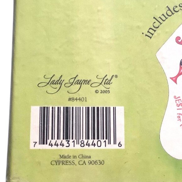 Vtg 2005 Lady Jayne Ltd Disco Wedge Shoes Playing Cards 52 Card Deck Joker NEW - Picture 5 of 5